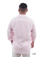 Camisa Puro Lino Rosa