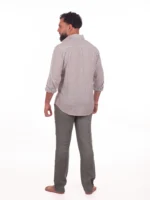 Camisa Puro Lino 255 Kaki