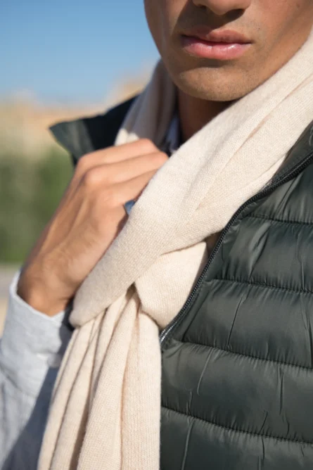 Bufanda Camel Lana y Cashmere