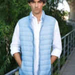 Chaleco Celeste