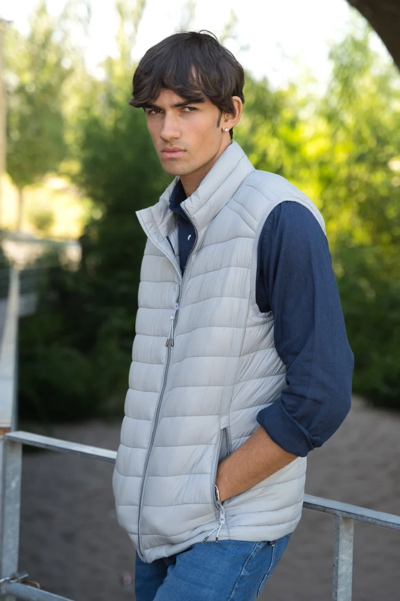 Chaleco Gris Claro