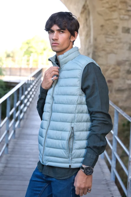 Chaleco Verde Eucalipto