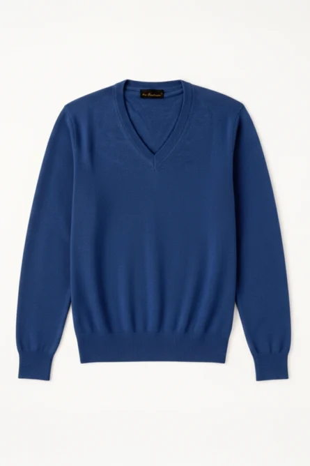 Jersey Cashmere Cuello Pico - Imagen 2