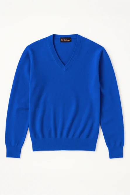 Jersey Cashmere Cuello Pico - Imagen 10