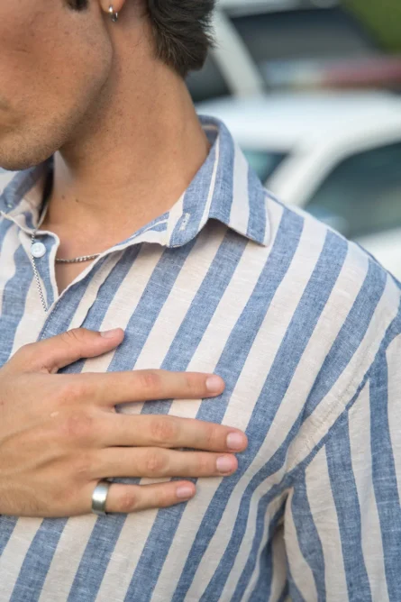 Camisa de Lino / Algodón Vaquero