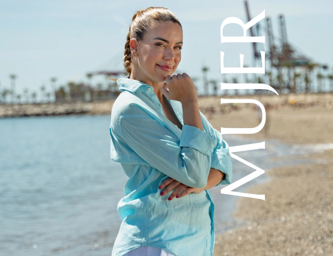 Camisa Puro Lino Premium Turquesa