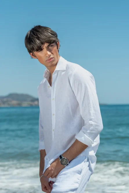 Camisa Puro Lino Premium Blanco