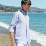 Camisa Puro Lino Premium Malva