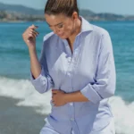 Camisa Puro Lino Malva