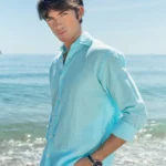 Camisa Puro Lino Premium Verde Agua