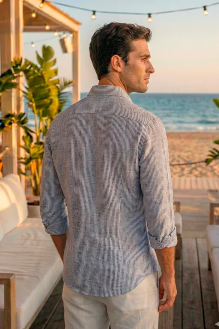 Camisa de Lino / Algodón R1 - Imagen 4