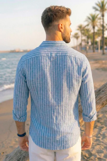 Camisa de Lino / Algodón R3 - Imagen 2