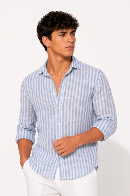Camisa de Lino / Algodón R4 - Imagen 3