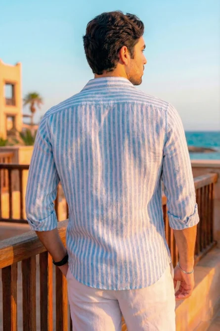 Camisa de Lino / Algodón R4 - Imagen 6