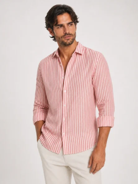 Camisa de Lino / Algodón R4 - Imagen 9