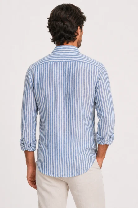 Camisa de Lino / Algodón R4 - Imagen 8