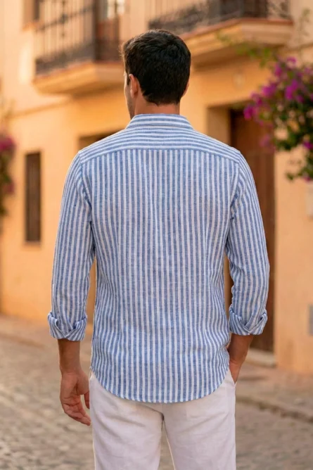 Camisa de Lino / Algodón R4 - Imagen 8