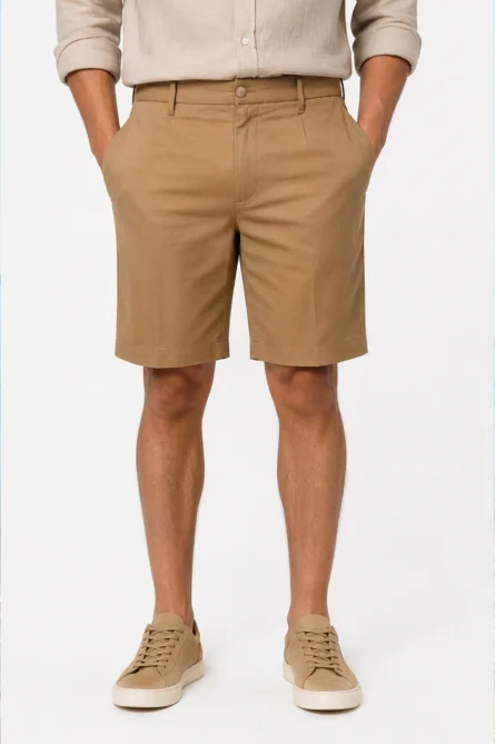 Bermuda Lino Camel