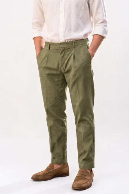 Pantalón Chino Verde Oliva