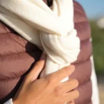 Bufanda Crema Lana y Cashmere